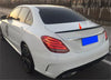 Mercedes-Benz C-Class W205 Sedan Rear Spoiler Wing Unpainted (2015-2021)