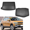 VW T-Cross Black Rear Trunk Cargo Mat Tray (2018-2020)