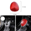 Cadillac ATS XTS Red Carbon Fiber Gear Shift Knob Head Cover Trim Fit