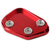 Honda CBR250RR (2017-2018) - Red CNC Kickstand Enlarger Plate