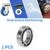 Deep Groove Ball Bearings 20x37x9mm 1 Pcs Silver Tone