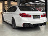 BMW 5 Series G30 Rear Bumper Diffuser with LED Light (2017-2023)