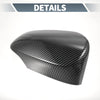 Toyota Corolla Set Rearview Mirror Cover Overlay Black Carbon Fiber (2014–2018)