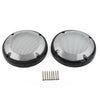 Harley Touring Electra Glide 6.5" Saddlebag Lid Speaker Grill Covers (83-20)