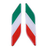 Universal Car Side Fender Italy Flag Emblem Badge Decal