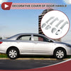 Honda Accord (2008-2012) Silver Tone ABS Car Door Handle Covers