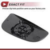 Dodge Left Driver Side Mirror Glass - Non-Heated Tow Mirror Replacement