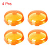 Harley 4 x Motorcycle LED Turn Signal Light Indicator Lens Cover Yellow