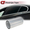 Car Pinstripe Tape 180mmx50m Laser Silver Tone 1 Pc