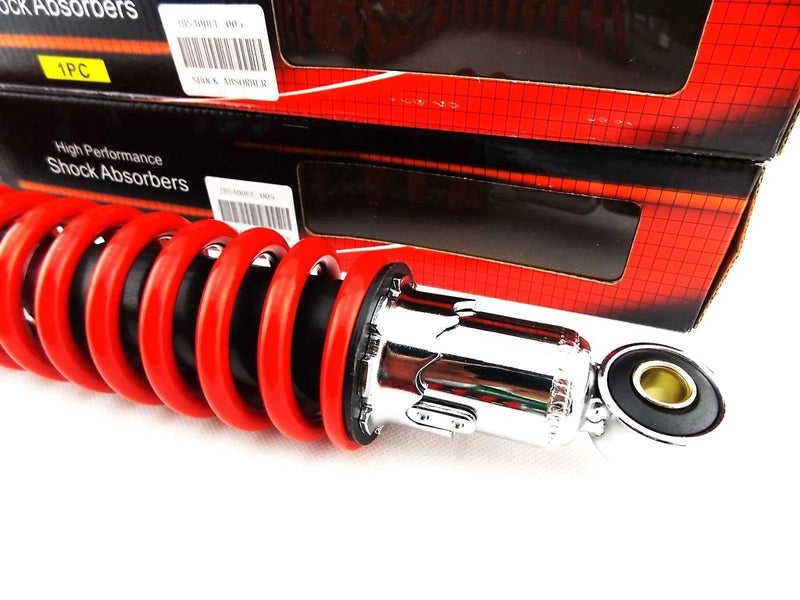 Honda XR200 400mm Red/Chrome Rear Shock Absorbers