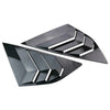 Ford Focus ST RS 2x Rear Side Window Quarter Louver Cover Trim (2012–2018)
