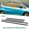 Honda Fit (2001-2008) Black PVC 4 x Weatherstrip Window Seal