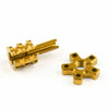 F2 8mm Anodized Billet Aluminum Clutch Cable Adjuster Set