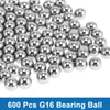 4.8mm Bearing Ball Bearing Steel G16 Precision Ball Silver Tone 600 Pcs