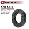Rotary Shaft Seal 25x47x7mm Black 5 Pcs Oil Seal Nitrile 70 Durometer