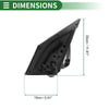 Toyota RAV4 Right Side Door Mirror Manual Folding Gloss Black (2009-2012)