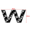 Car Window Door Wall Black Alphabet Letter Emblem Badge Decals Stickers