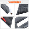 BMW X3 G45 Carbon Fiber ABS Rear Air Vent Anti-Kick Cover (2025–2026)