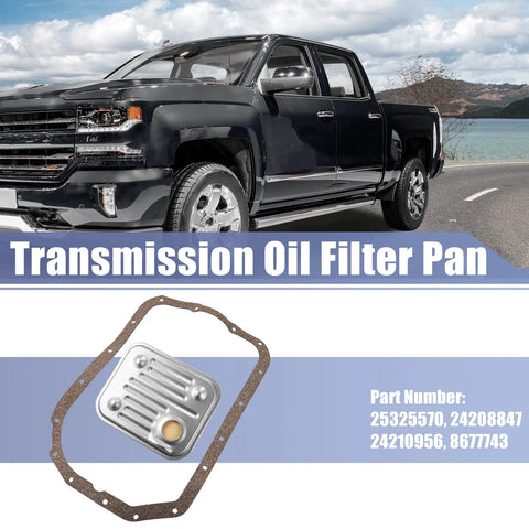 Chevrolet 1 Set Transmission Filter Oil Pan Gasket (2001 - 2008)