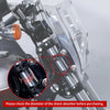 Harley Softail Custom Night Train 4 x 41mm Windshield Clamps (1988-2013)