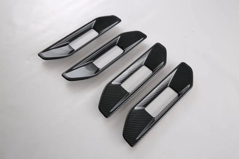 Ford Ranger Carbon Fiber Inner Door Armrest Frame Lid Cover Trim (2023)