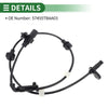 Honda Civic (2016-2020) 1 x Left Front ABS Wheel Speed Sensor