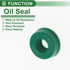 Make Model Oil Seal / 10x22x8mm / Rotary Shaft Seal TPU Green 5 pcs