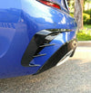 BMW 3 Series G20 Black Rear Bumper Air Vent Trim Cover (2019–2022)