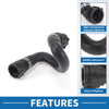 BMW 745i 4.4L (2002-2005) Rubber Black 1Pc Heater Hose