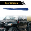 Jeep Wrangler JL JLU (2018-2024) Blue Rear Window Wiper Arm Blades Covers