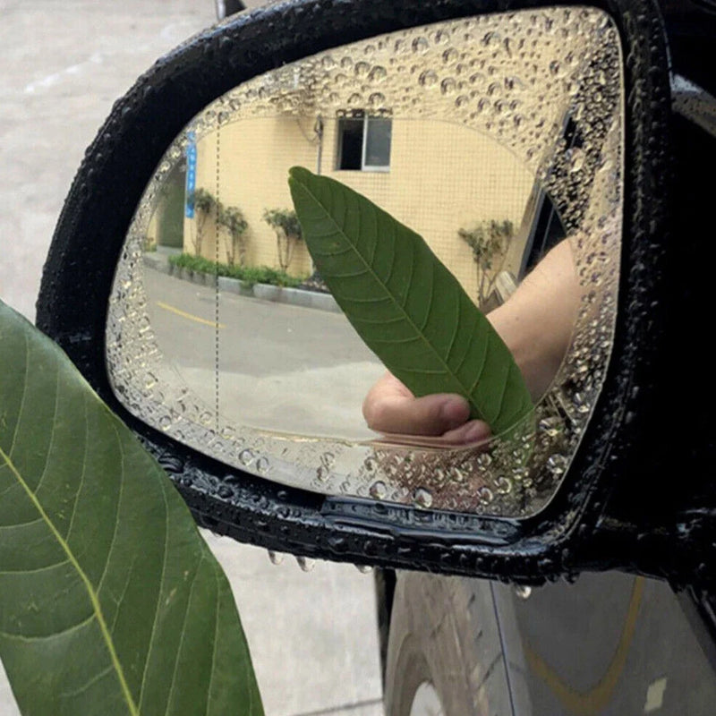 Car Rearview Mirror Anti-Fog Rain Shield Film (Fits Various Models)