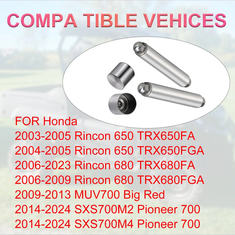 Honda Rincon 650 / 680, Big Red 700, Pioneer 700 Camshaft Push Rods w/ 2 Buckets
