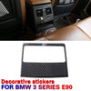 BMW 3 Series E90 Real Carbon Fiber Rear Air Vent Outlet Cover Trim (2007-2013)