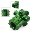 Motorcycle Dirt Bike Green CNC M8 Clutch Brake Cable Adjuster Screw
