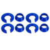 Nissan Maxima 300ZX Blue Aluminum Rear Sub Frame Bushing Collars (1989-1996)