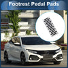 Honda Civic (2006-2009) - Aluminum Alloy Silver Tone Footrest Pedal Cover