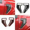 Ford F-150 Carbon Fiber Side Fender Badge Emblem Cover Trims (2021–2022)