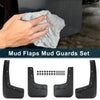 Ford Ranger 2024-2025 Splash Guards, No-Drill Installation Mud Flaps Kit