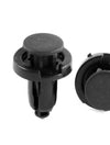 Honda Bumper Mudguard Clips 15 Pcs 10mm Black Plastic Rivets