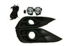 Honda CR-V 2012-2014 Black Fog Lamp Driving Light Cover