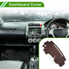 Honda Fit Jazz (2014-2019) Brown Dashboard Cover Mat