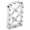 Harley Electra Glide, Softail 2 x Chrome MX Style Large Brake Pedal Pad Covers
