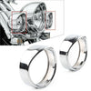 Harley FLHT FLHR 4.5" Passing Lights Trim Ring Bezel Cover