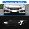 Ford Fiesta Car Front Left Headlight Lens Cover (2009-2012)