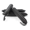 Black Universal Long Outlaw Racing Stainless Header Exhaust Springs 83mm