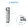 Motorcycle 2 x 8mm Aluminum Aolly Footrest Footpeg Silver Tone
