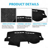 Volkswagen VW Polo 6R 2010-2017 Black Dash Mat Cover
