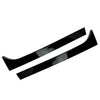Skoda Superb Glossy Black Rear Window Spoiler Side Wing Trim Covers (08-15)