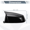 BMW E63 5 Series Rearview Mirror Cover Cap Gloss Black