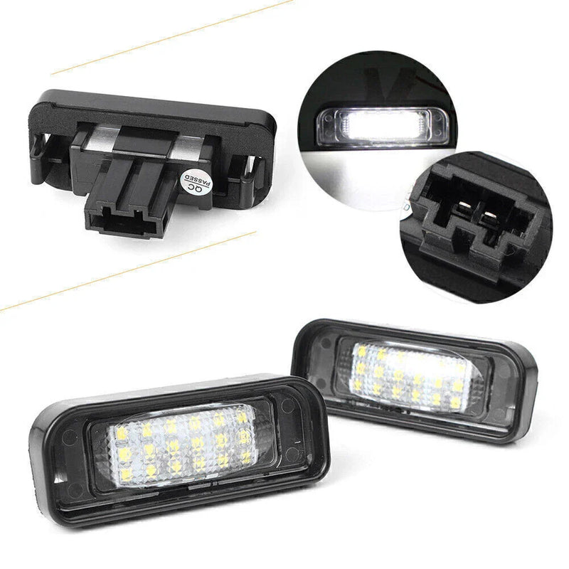 Benz W220 S320 S420 S430 2 x LED License Plate Light (1999-2005)